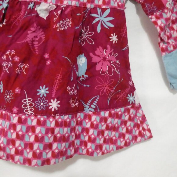 GAGOU TAGOU | 18-24 months | Long Sleeve Patchwork Baby Dress | Button-Up Front - Picture 15 of 15